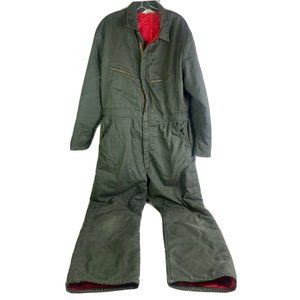 Vintage Key Imperial Men XL-(See Measure 36x28.5) Quilted Insulated Coveralls